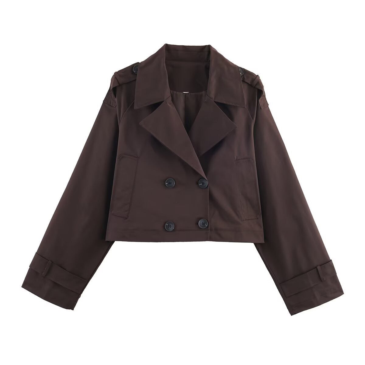 Damen Trenchcoatjacke Kurz Norvielle