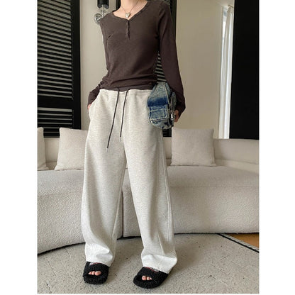 Damen Sweathose Weites Modell Seitentaschen Bequem