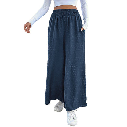 Damen Weite Hosen Elastischer Bund Norvielle
