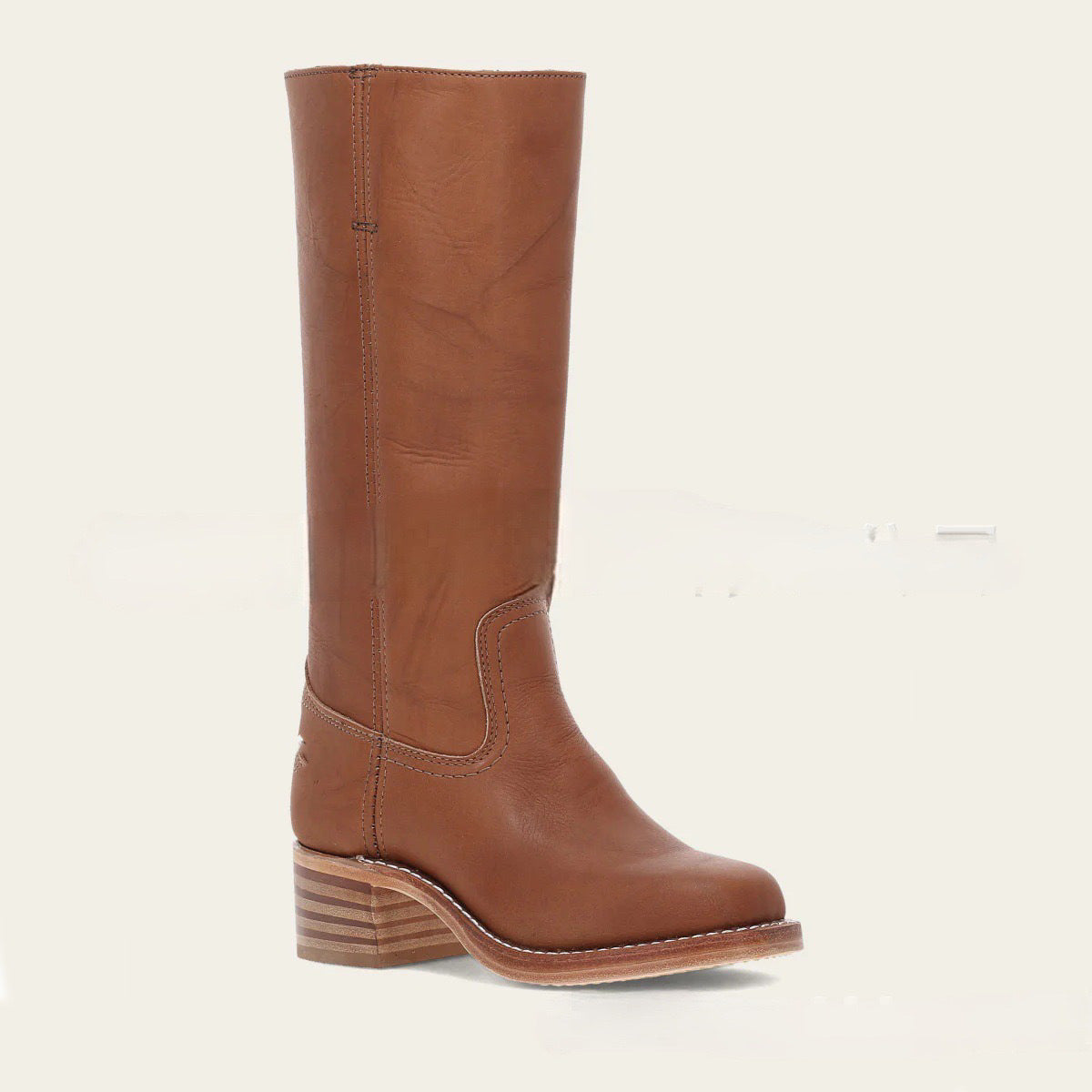 Damen Lederstiefel Westernstil Blockabsatz
