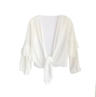 Damen Maxikleid Florale Muster Wickeldetail Norvielle