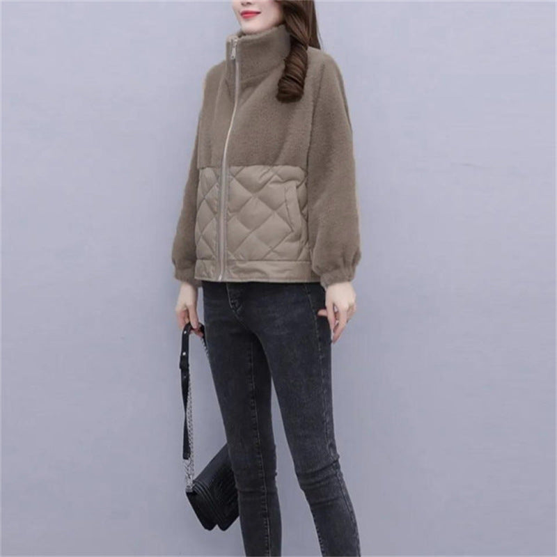 Damen Fleecejacke Steppdetail Elegante Bündchen Norvielle