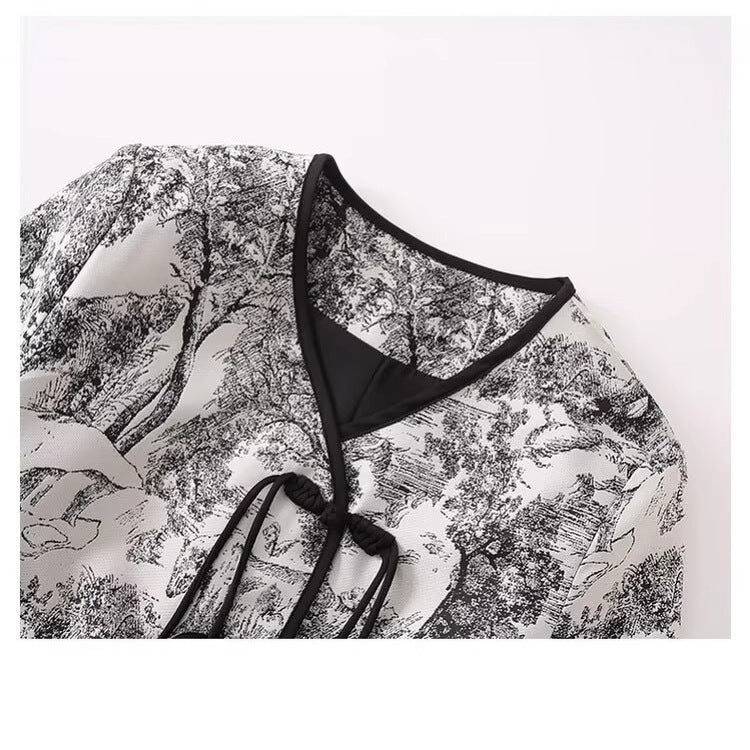 Damen Blazerjacke Quilted Landhausdruck Norvielle