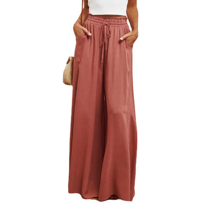 Damen Maxihose Elastischer Bund Taschen Norvielle