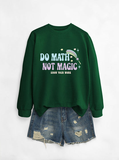 Damen Sweatshirt Mathematik Motiv Norvielle