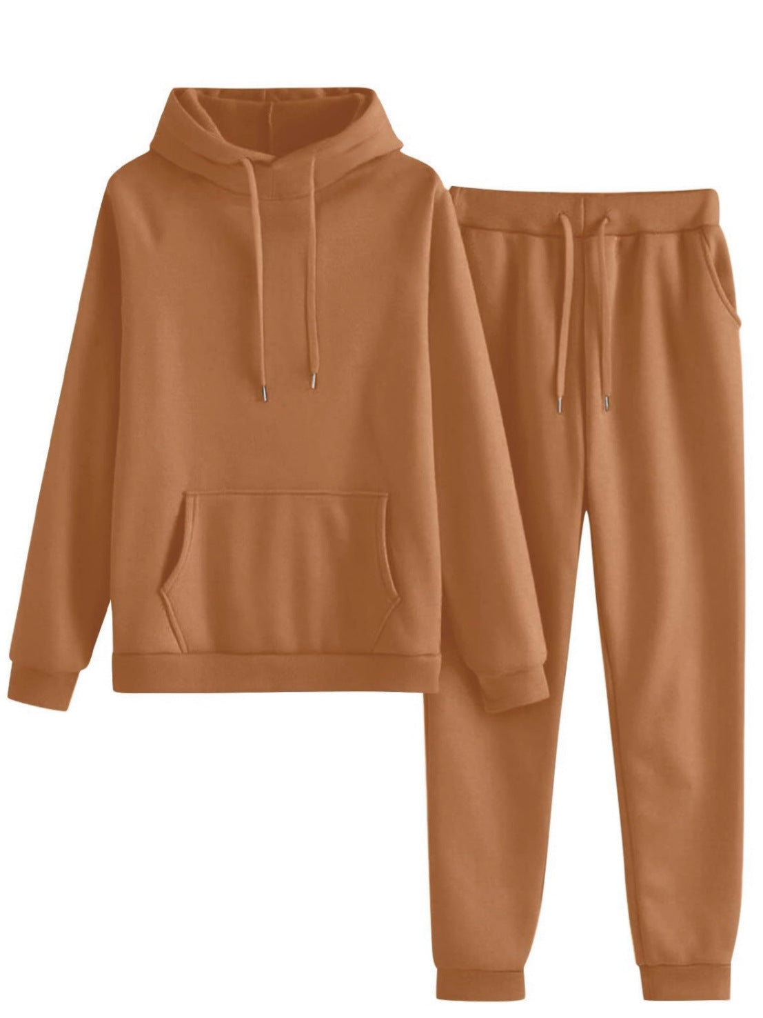 Damen Hoodie Jogginghose Set Lässig Mit Taschen Norvielle