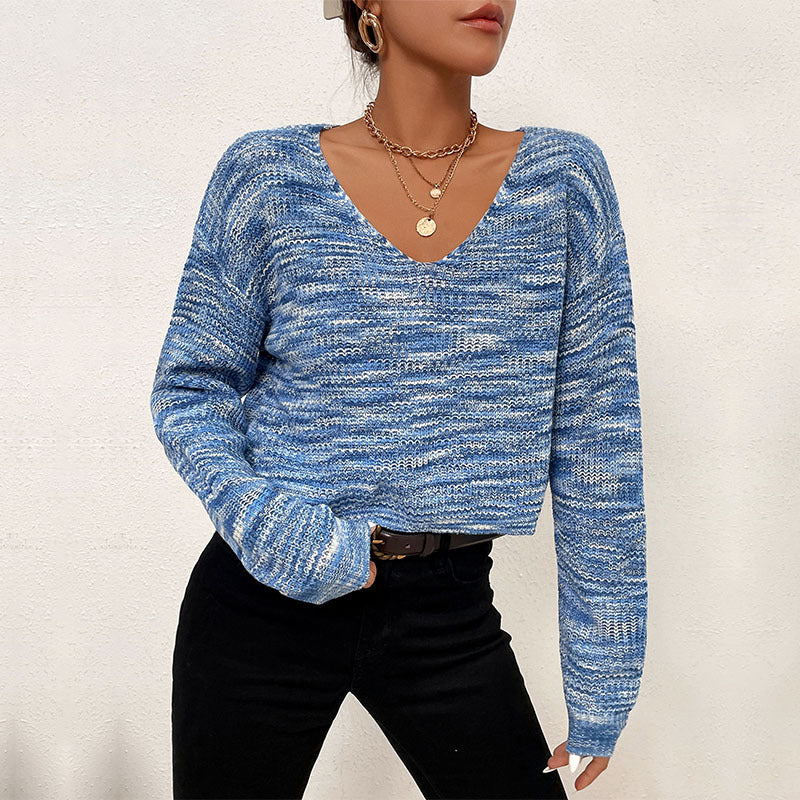 Damen Strickpullover Oversized Asymmetrisch Norvielle - Norvielle