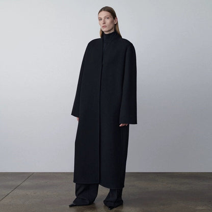 Damen Trenchcoat Wollmix Oversized