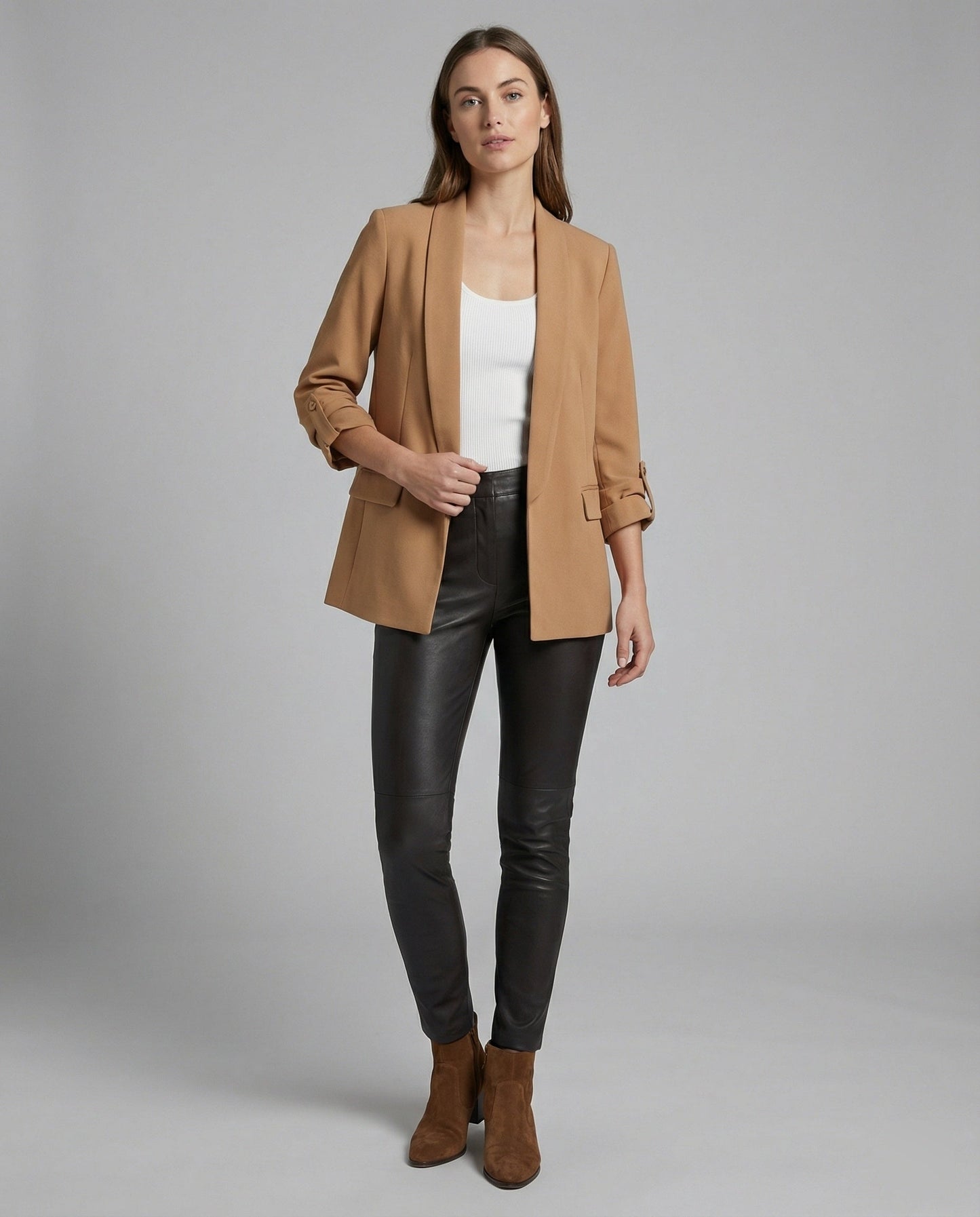 Damen Blazer Elegantes Design Locker Passform