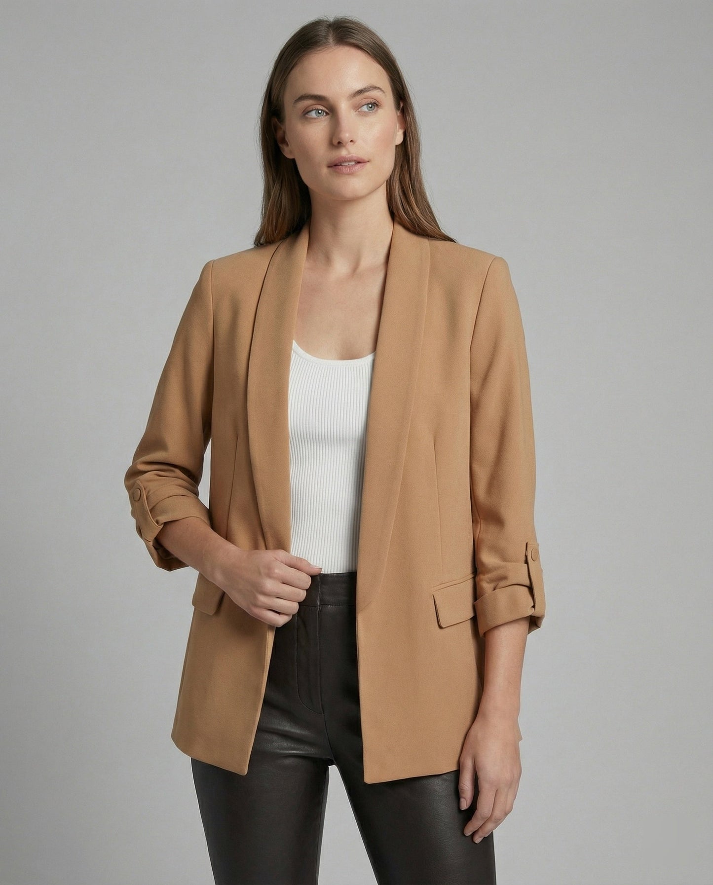 Damen Blazer Elegantes Design Locker Passform - Norvielle