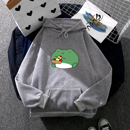 Damen Hoodie Froschdesign Weich Norvielle