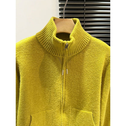Damen Thermostrickjacke Norvielle Hochschließend Kragen 2 Taschen