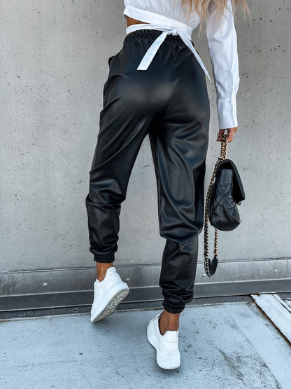 Damen Jogginghose Elastischer Bund Praktische Taschen