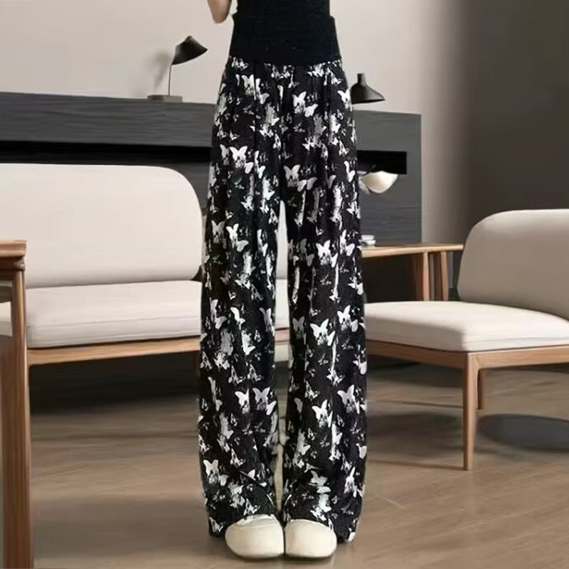 Damen Sommerhose Schmetterlingsmuster Norvielle