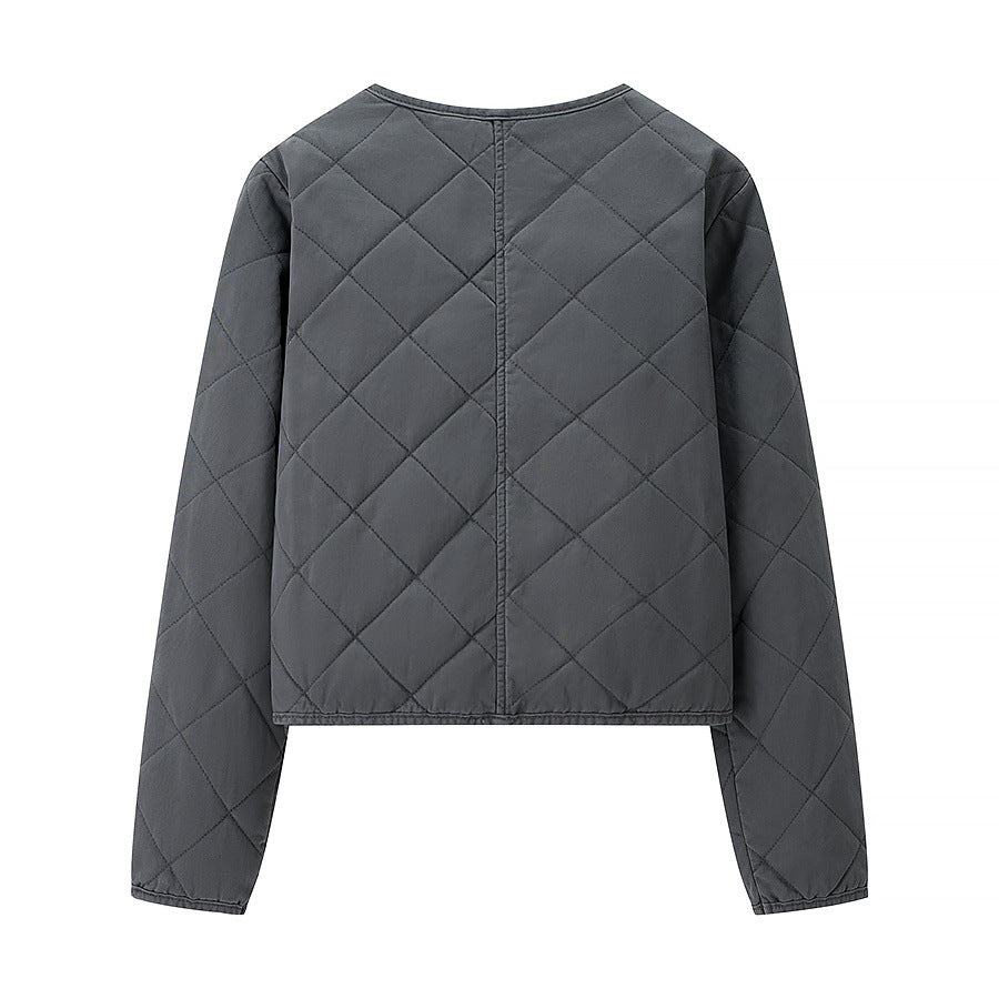 Damen Steppjacke Praktische Taschen Moderner Schnitt Norvielle