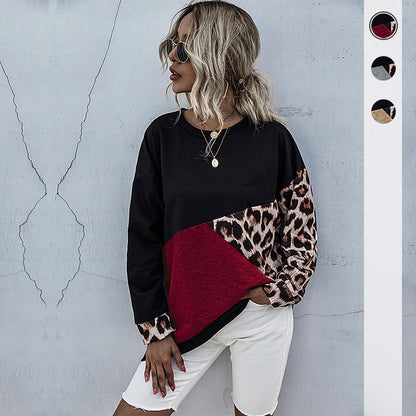 Damen Sweatshirt Animalmuster Bunt - Norvielle