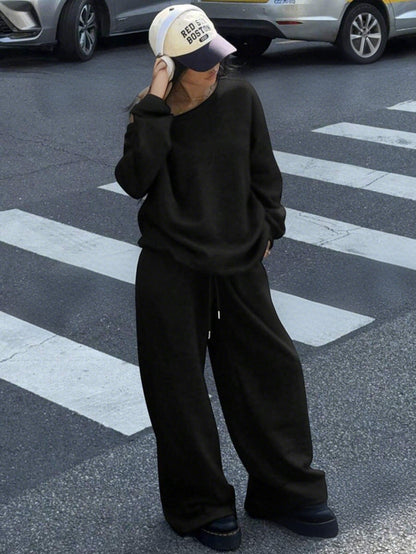 Damen Sweatshirt Set Oversized Norvielle