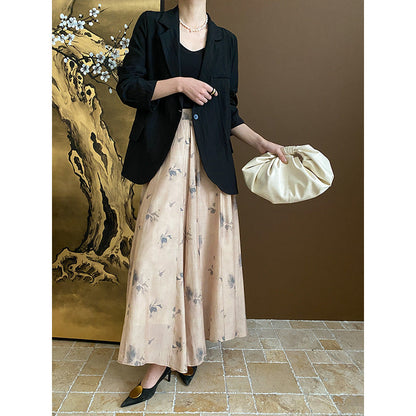 Damen Leichter Sommerkleid aus leichtem Stoff Norvielle