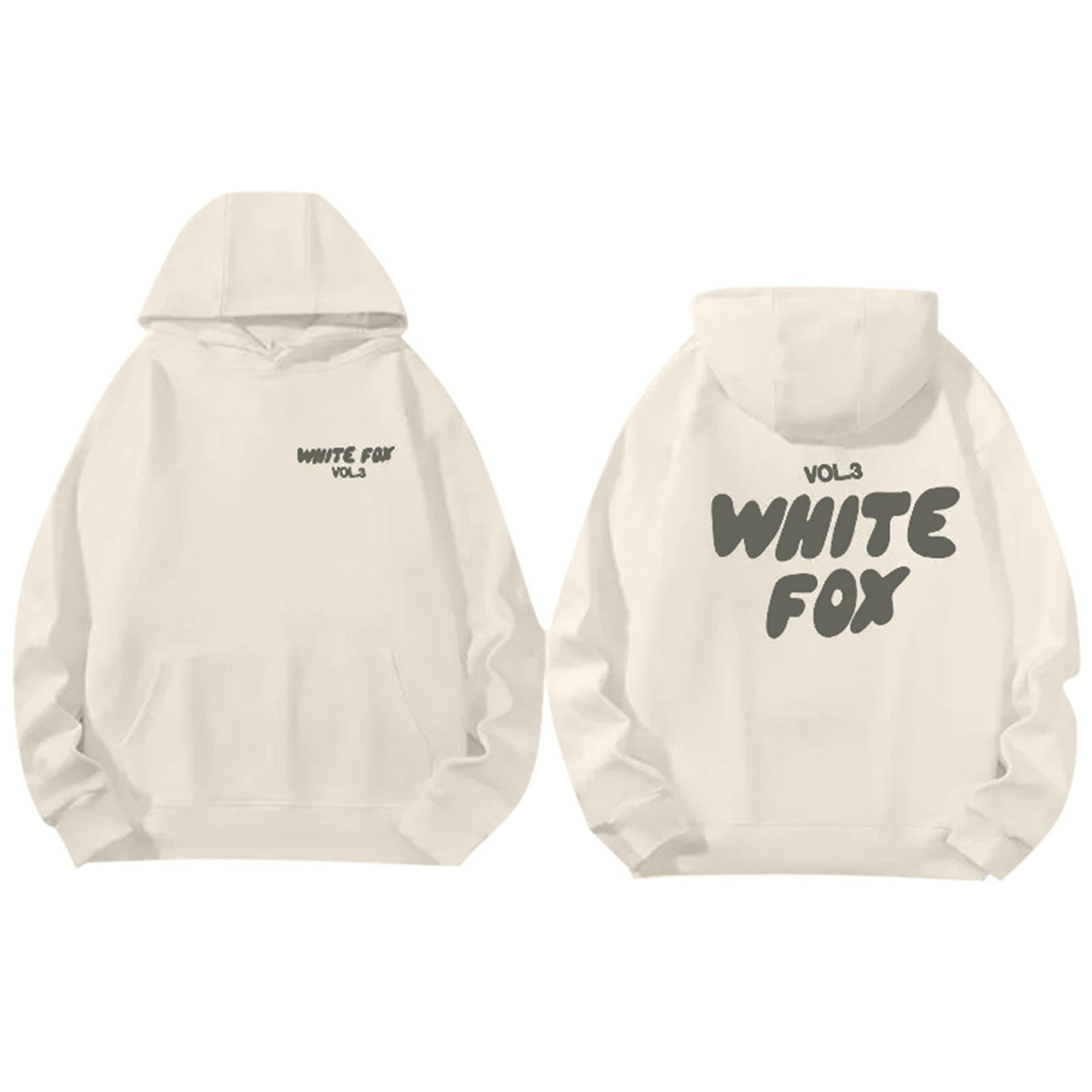 Herren Kapuzenpullover Streetwear Lässig Weiß