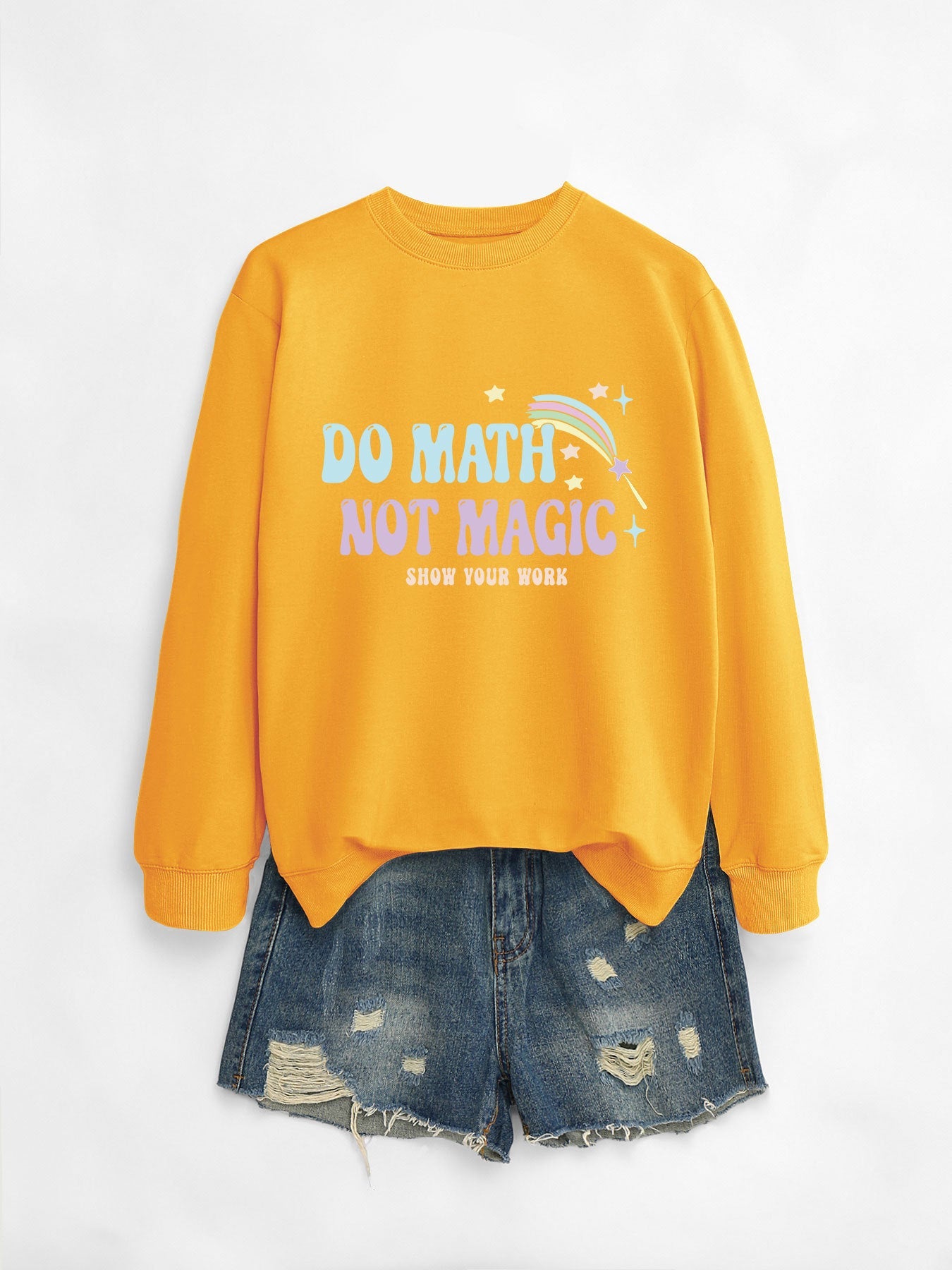 Damen Sweatshirt Mathematik Motiv Norvielle