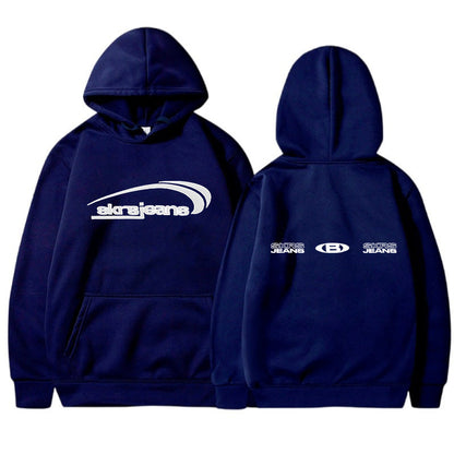 Damen Kapuzensweater Modernes Logo-Design Kängurutaschen Norvielle