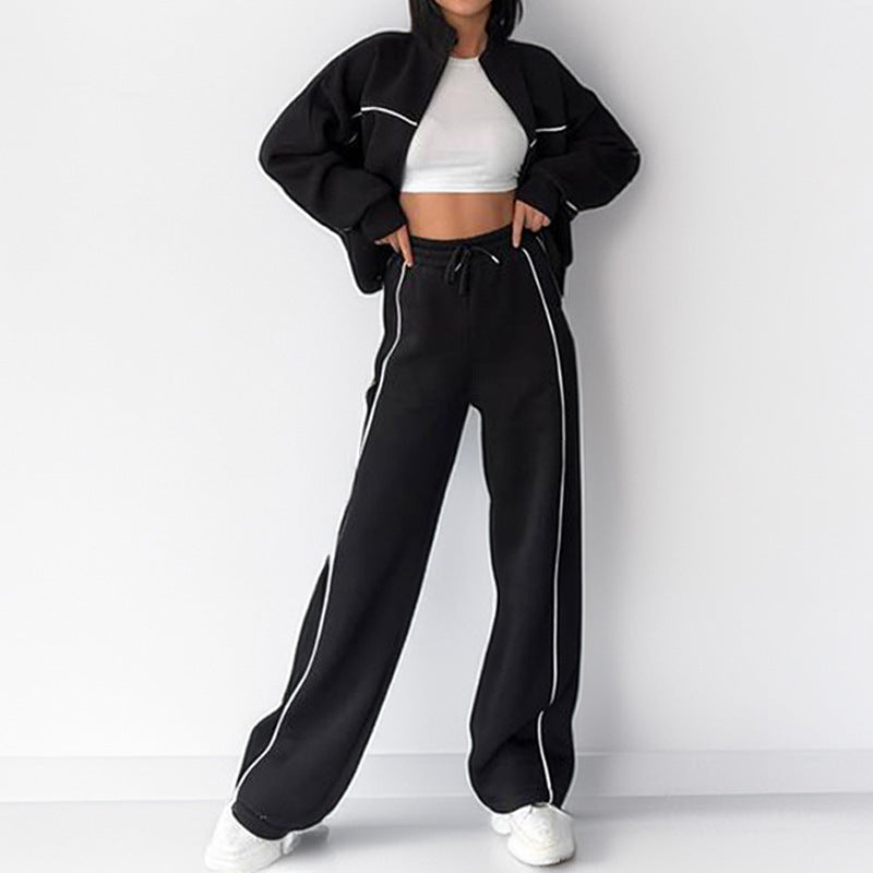 Damen Sportset Weiches Material Hohe Beininserts Norvielle
