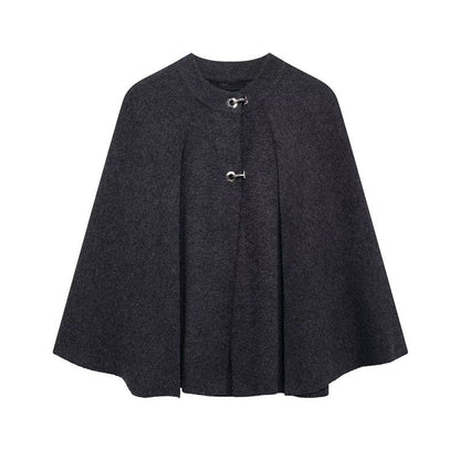 Damen Umhangjacke Elegant Geschnitten Norvielle