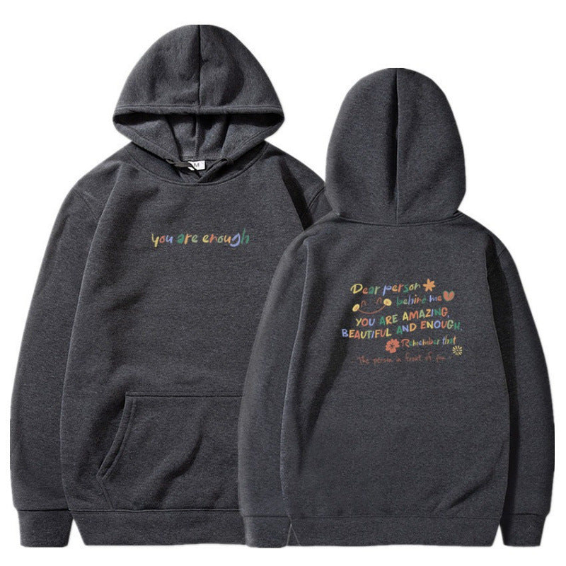 Damen Kapuzenpullover Komfort Passform Motiviert Norvielle