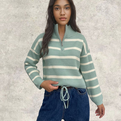 Damen Strickpullover Tailliert Norvielle