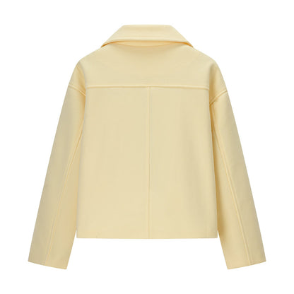 Damen Kurzjacke Doppelrevers-Design Norvielle