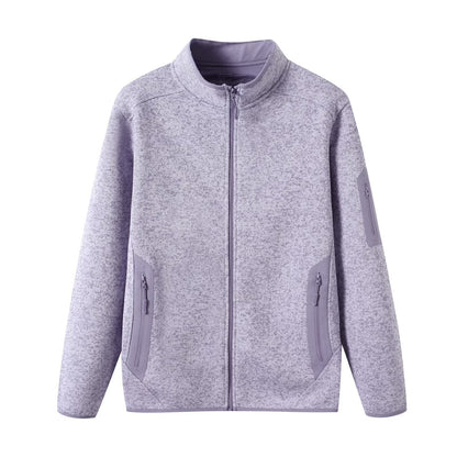 Damen Funktionsjacke Atmungsaktiv Reißverschlusstaschen