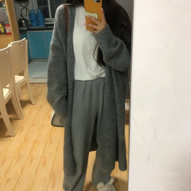 Damen Strickcardigan Lang Norvielle