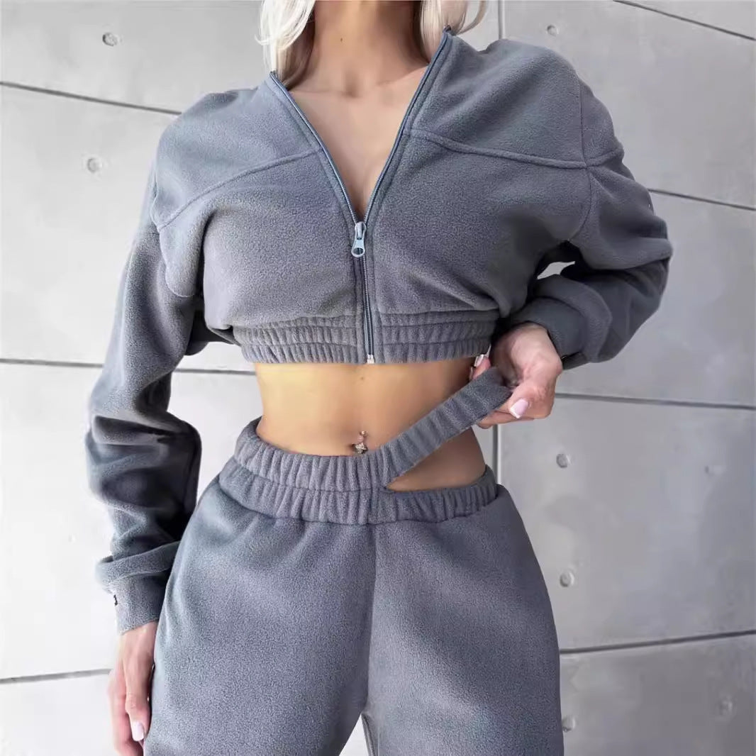 Damen Jogginganzug Sportlich Norvielle