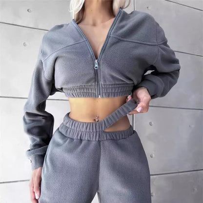 Damen Jogginganzug Sportlich Norvielle