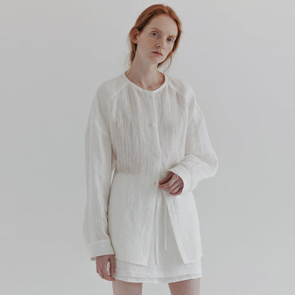 Damen Longshirts Feine Struktur Norvielle