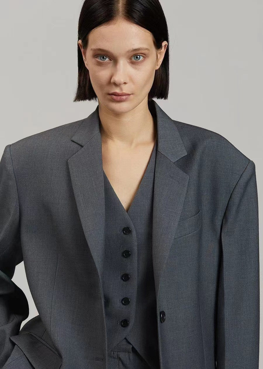Damen Oversize Blazer Hosenanzug Norvielle
