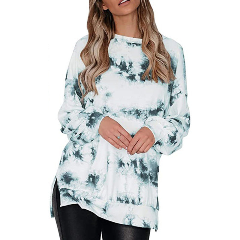 Damen Oversized Pullover Batikdesign Norvielle