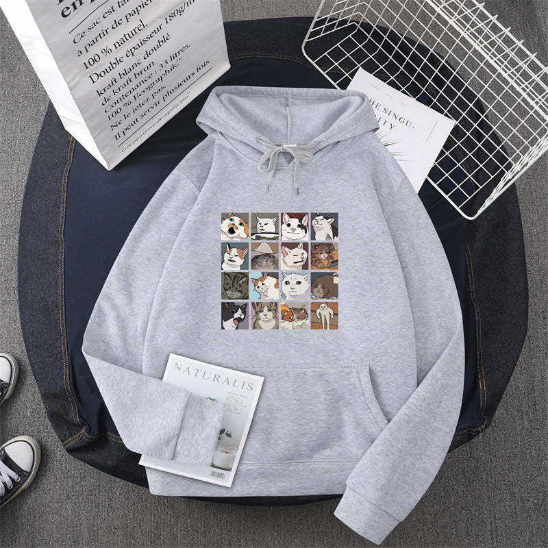 Damen Sweatshirt Tier-Motiv Norvielle