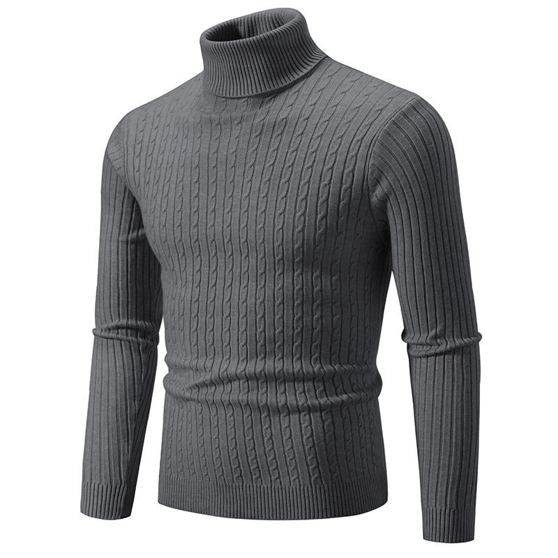 Herren Rollkragenpullover Komfortstrick Qualität Norvielle