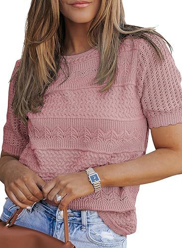 Damen Strickoberteil Strukturdesign Norvielle
