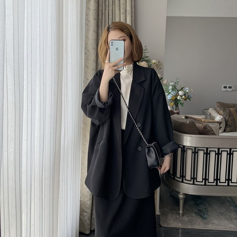 Damen Oversized Jacke Elegantes Design
