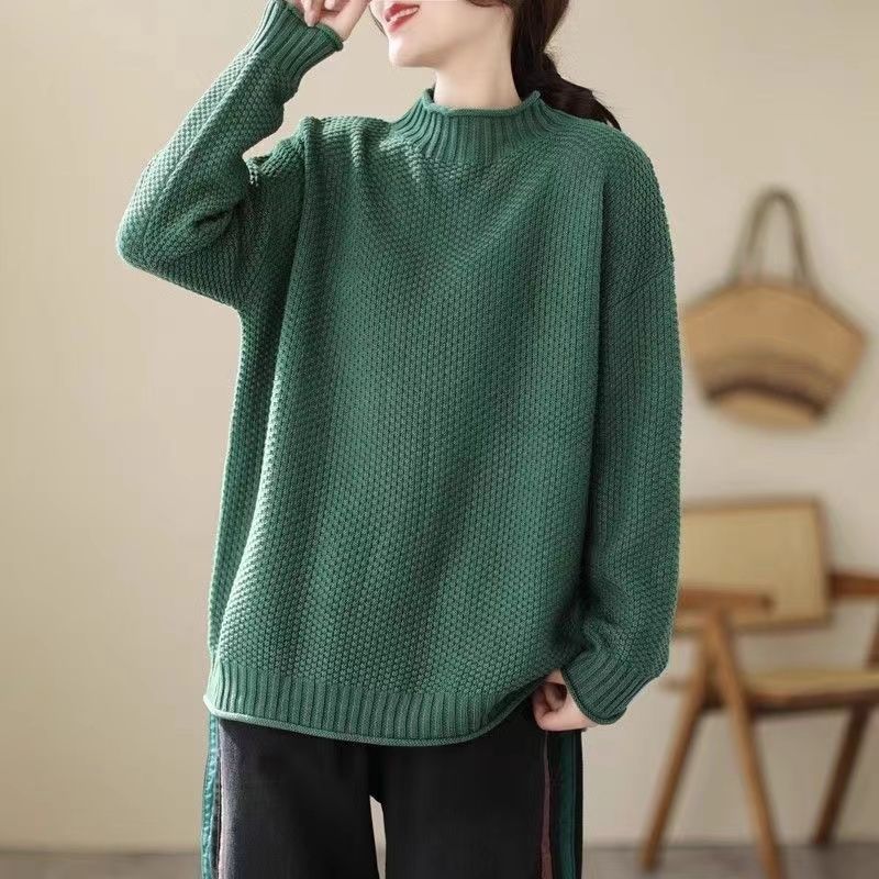 Damen Grobstrick Pullover