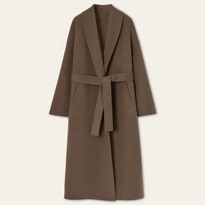 Damen Eleganter Mantel Weicher Kragen Norvielle