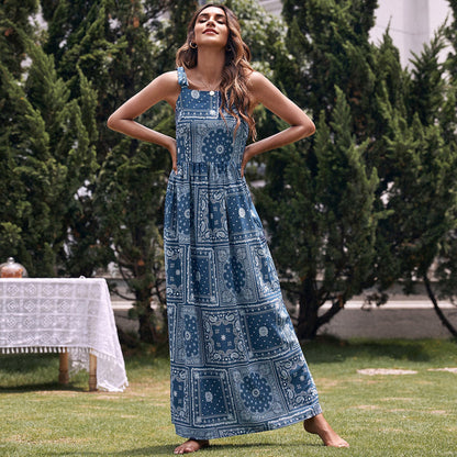 Damen Maxikleid Norvielle