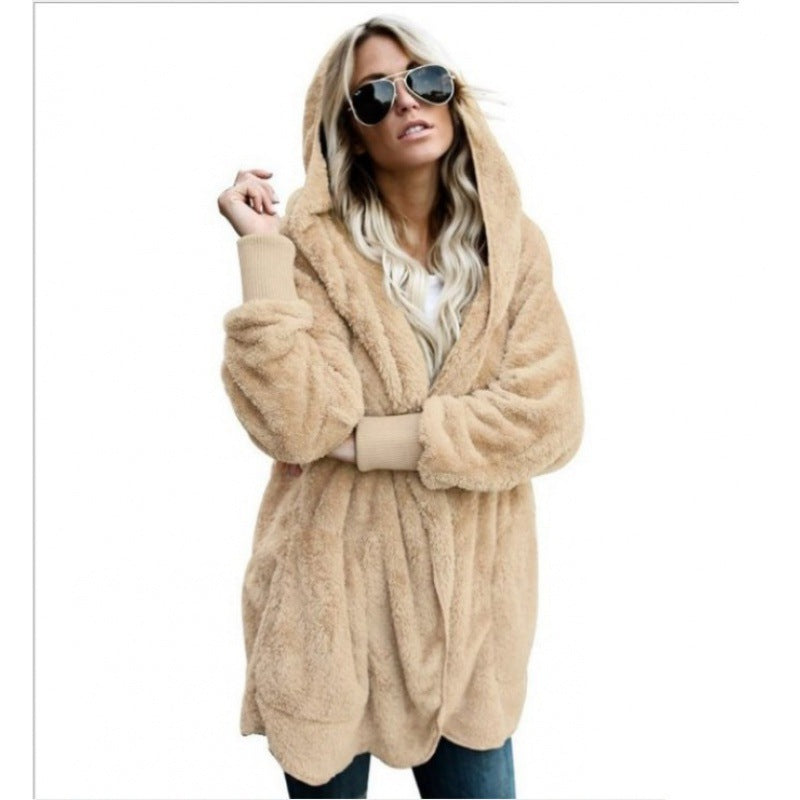 Damen Fleecejacke Weiches Innenfutter Praktische Taschen Norvielle