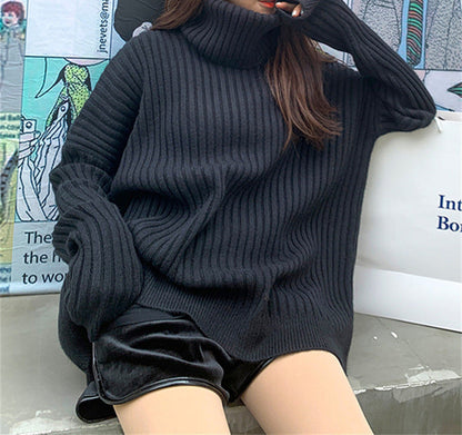 Damen Strickpullover Hohler Kragen Lässiger Schnitt Norvielle