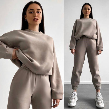Damen Sweatanzug Elastischer Bund Bequem Norvielle