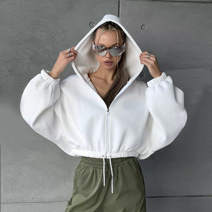 Damen Lässiger Zip Hoodie Norvielle