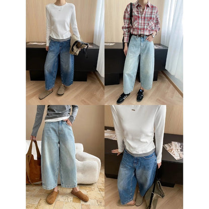 Damen Karo-Hemdbluse Große Taschen Bequem Norvielle