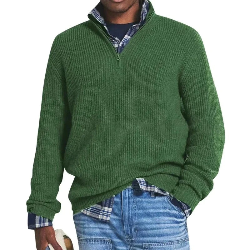 Herren Zip-Pullover Stilvoll Norvielle